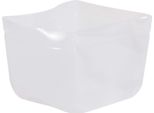Vivanno Accessori Per Fioriere In Plastica Inset Flessibile Conica, Bianco Opaco - 48X48X35 Cm