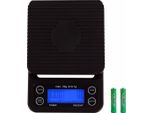 Inf Bilancia Da Cucina Digitale/Bilancia Caffè Precisione 3 Kg/0,1 G Nero