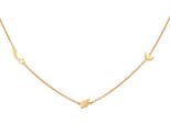 Cai Collana In Argento Sterling 925/- 39+5 Cm Giallo 274250020-1-44