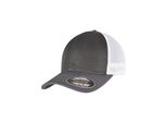 Flexfit 360T | Flexfit 360 Omnimesh Cap 2-Tone, Senza Chiusura - Colore: Charcoal/White - Taglia: S/M