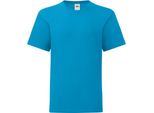 Maglietta Fruit Of The Loom Jungen Iconic PC3388 (128) (Azurblau)