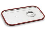 Lacor 66904Z Gn 66904Z Coperchio Con Guarnizione In Silicone Per Secchio 1/3 Manico, Acciaio Inox