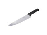 Stubai Coltello Da Chef Professionale Di Alta Qualità Punzonato | 260 Mm | Coltello Da Cucina In Acciaio Inox Per Tagliare Carne, Pollame, Verdure, Frutta E Alimenti, Lavabile In Lavastoviglie, Manico Nero