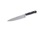 Stubai Coltello Da Chef Forgiato Largo Di Alta Qualità | 160 Mm | Coltello Da Cucina In Acciaio Inox Per Tagliare Carne, Pollame, Verdure, Frutta E Alimenti, Lavabile In Lavastoviglie, Manico Nero