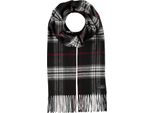 Fraas Sciarpa Cashmink® Scarf With Fraas Plaid Black Nero Multicolore