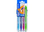 Pilot 573463 Pilot Rollerball Frixion Ball 07 Set2Go, Confezione Da 4 Pezzi Fun
