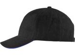 Sols Berretto Da Baseball Unisex Buffalo PC372 (Taglia Unica) (Nero/Blu Reale)