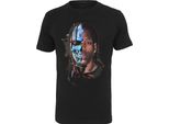 T-Shirt Da Uomo Mr. Tee Half Face Tee Nero - Xs