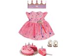 Baby Born Set Torta Di Compleanno Deluxe, 43 Cm