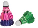 Sportx Veren Shuttles In Koker 3 Stuks Paars/Roze/Groen