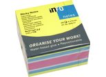Info Notes Cubo Per Note Adesive 75 X 75 Mm Brilliantmix