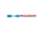Edding 4-3000010 3000 Marcatore Permanente - Ricaricabile, 1,5 - 3 Mm, Azzurro