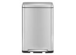 Eko - Cestino A Pedale X-Cube 30 Litri - Acciaio Inox Polipropilene - Acciaio Inox Opaco