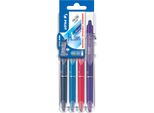 Pilot 573456 Pilot Rollerball Frixion Ball Clicker 07 Set2Go, Confezione Da 4 Pz