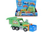 Paw Patrol Rocky's Deluxe Recycling Truck Con Figura Da Collezione E 3 Attrezzi Truck