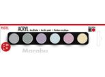 Marabu1210000000211 Set Di Colori Acrilici Marabu "Pastell"", 6 X 3,5 Ml"