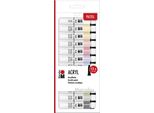 Marabu 1210000000210 Set Di Colori Acrilici "Pastell"" 12 X 12 Ml"