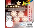 Folia 800/0707 Fogli Pieghevoli Folia Bascetta Star, 75 X 75 Mm, Bianco