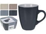 Set Di 4 Tazze In Ceramica A Vita 340 Ml