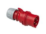 Spina Pce Cee 16A 4P 6H IP44/IP54 Shark Rosso Corrente Forte