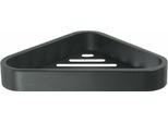 Sapho Gedy Smart - Mensola Angolare Per Doccia 171X30X216 Mm, Tappetino Nero 328314