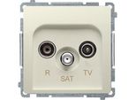 Scatola Di Connessione Per Antenna RTV-SAT Beige Basic BMZAR-SAT1.3/1.01/12 Contact-Simon
