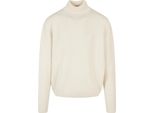 Urban Classics - Maglione Oversize Rollkragen Beige Sabbia - S