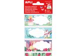 Agipa 18436 Agipa Buchetiketten "Prinzess"", 36 X 81 Mm"