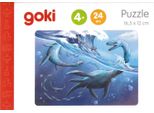 Goki Puzzle Di Dinosauri In Legno: T-Rex 24 Pezzi