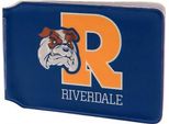 Riverdale - Portacarte TA6858 (Taglia Unica) (Blu Navy/Arancione)