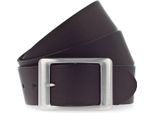 Vanzetti Pelle Cintura Classics 40Mm Leather Belt W90 Darkbrown Marrone