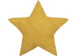 Cuscino Per Bambini "Berlingot"" Stella - Cotone - Giallo Ocra - 40X40 Cm - Atmosphera CréAteur D'intéRieur"