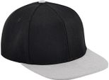 Beechfield - Cappello Da Baseball Unisex, Bicolore BC4722 (Taglia Unica) (Nero/Grigio)