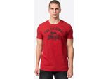 Maglietta Uomo Regular Fit Original Marl Rosso/Nero Xxl Lonsdale