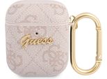 Guess Gua24Gsmp Airpods 1/2 CoverróżOwy/Pink 4G Script Metal Collection