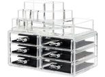 Uniq Organizzatore Per Il Trucco Con 6 Cassetti - Trasparente - SF-1158 (U340)
