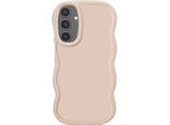 Avizar, Samsung Galaxy S24 E S25 Custodia In Silicone Anti-Shock Serie Candy, Giallo-Grigio