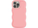 Avizar, Iphone 15 Pro Max Custodia In Silicone Anti-Shock Serie Candy, Rosa