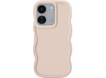 Avizar, Xiaomi Redmi 13C & Poco C65 Custodia In Silicone Anti-Shock Serie Candy, Giallo-Grigio