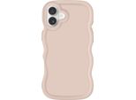 Avizar, Custodia In Silicone Iphone 16 Anti-Shock Serie Candy, Giallo-Grigio