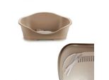 Cuccia Per Cani In Plastica Beige Stefanplast (49 X 28 X 68 Cm)