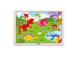 Viga 51460 Puzzle Con 24 Elementi - Dinozaury