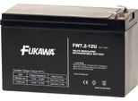 Fukawa Batteria Al Piombo Fw 7,2-12 F1U Per Ups Apc/Aeg/Eaton/Powerware/ 12V/ 7,2 Ah/ Durata 5 Anni/ Faston F1-4,7Mm