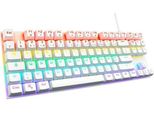 Tastatura Gaming Il G-Lab Mercury, Mecanica, Alb, Azerty