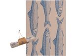Asciugamano Da Tè A Forma Di Pesce Di Colore Beige - Batela