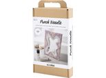 Kit Per L'artigianato Punch Needle Embroidery - Cornice A Specchio, Incl. Materiale E Istruzioni