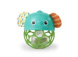 Bright Starts Giggle & Glow Sonaglio Fosforescente Giocattolo Per Elefanti Oball Facile Da Afferrare, Neonato+, Unisex