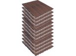 Piastrelle In Resina Composita, Materiale Durevole, Facile Da Installare, 12 Piastrelle ++ Vantaggiose
