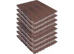 Piastrelle In Resina Composita, Materiale Durevole, Facile Da Installare, 8 Piastrelle ++ Favorevoli