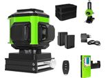Livella Laser 4D A Raggio Verde, Alta Visibilità, Telecomando, IE12SD DC11G